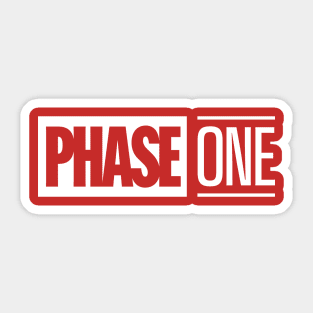 Phase One Sticker